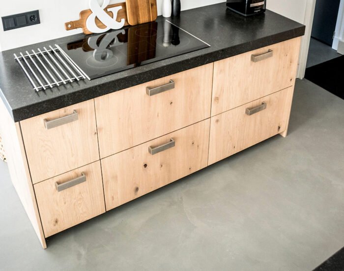 Beton-ciré-in keuken Almere